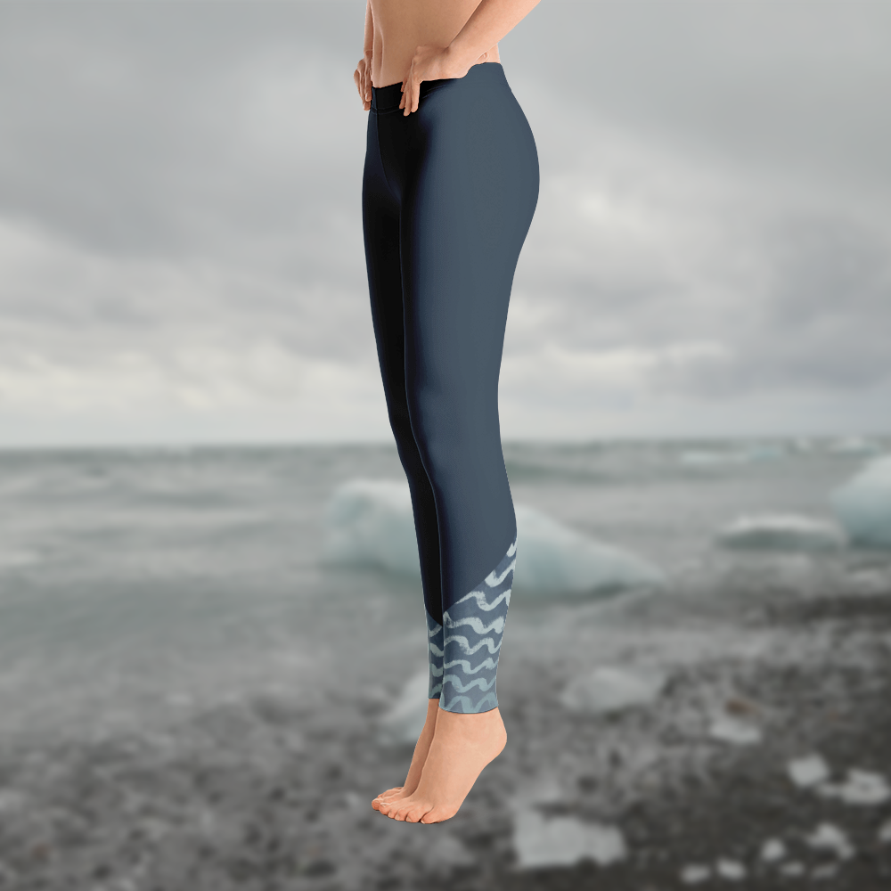 *The Wave*  | HalfCalf Regular-fit Leggings