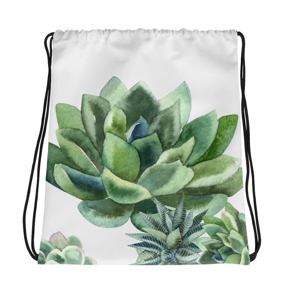 * Succulents*   Drawstring bag