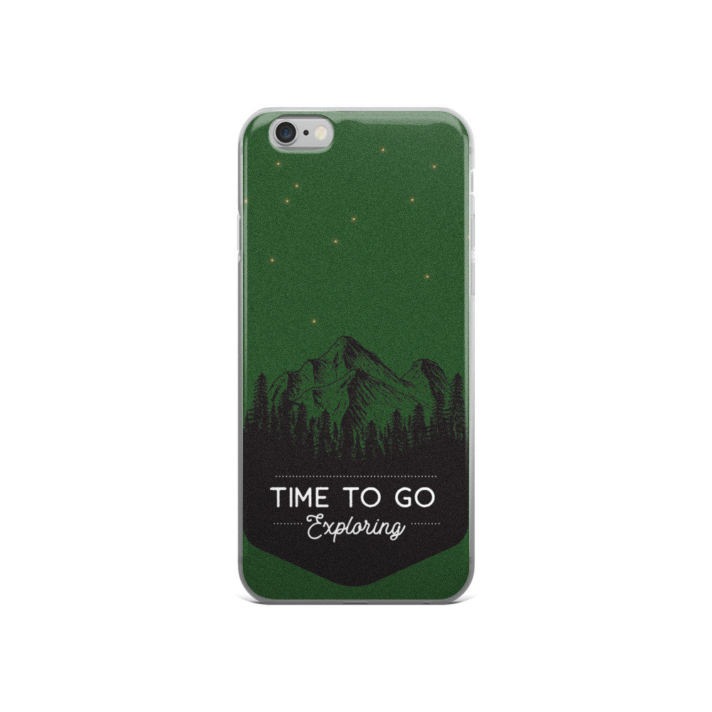 Time to go Exploring | iPhone 5/5s/Se, 6/6s, 6/6s Plus Case