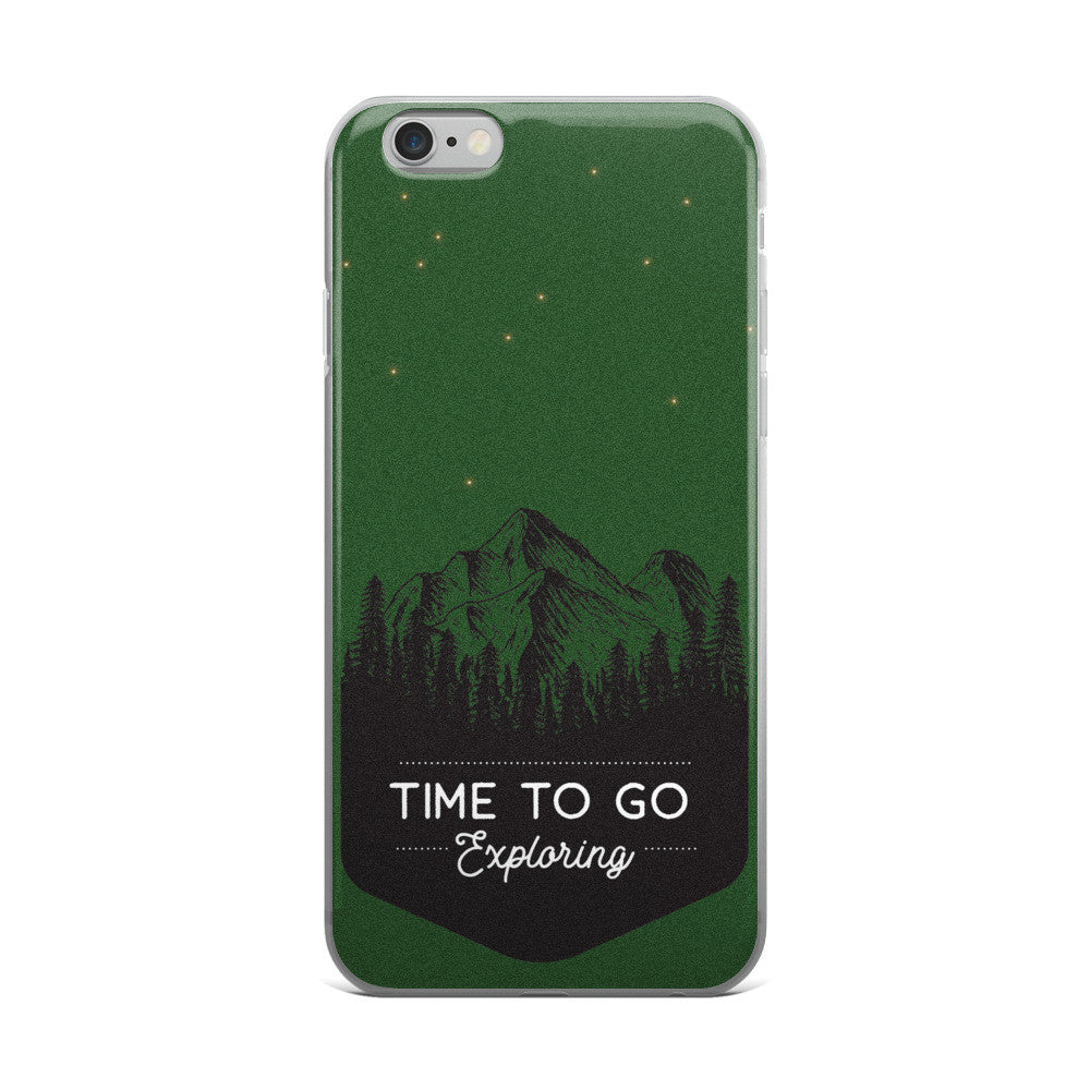 Time to go Exploring | iPhone 5/5s/Se, 6/6s, 6/6s Plus Case