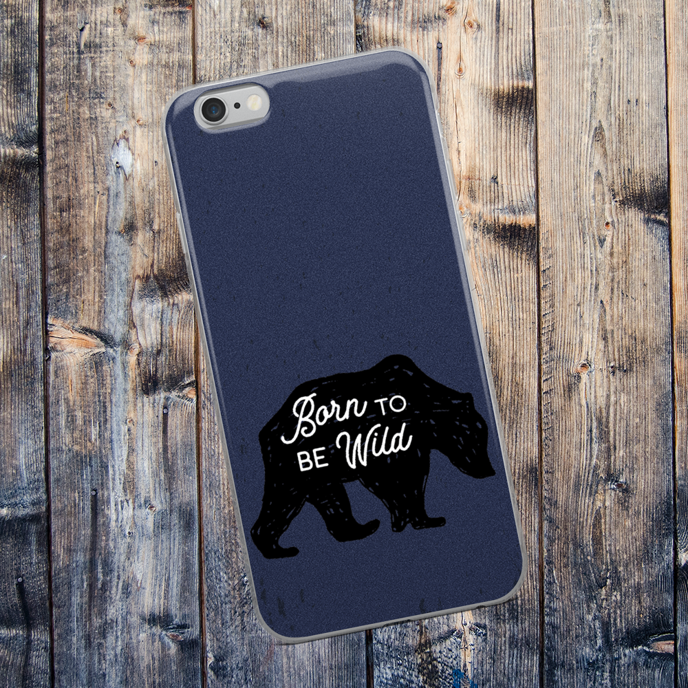 Born to be wild bear iphone phone case