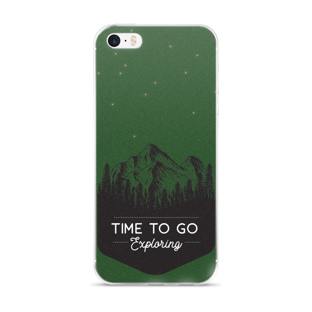 Time to go Exploring | iPhone 5/5s/Se, 6/6s, 6/6s Plus Case