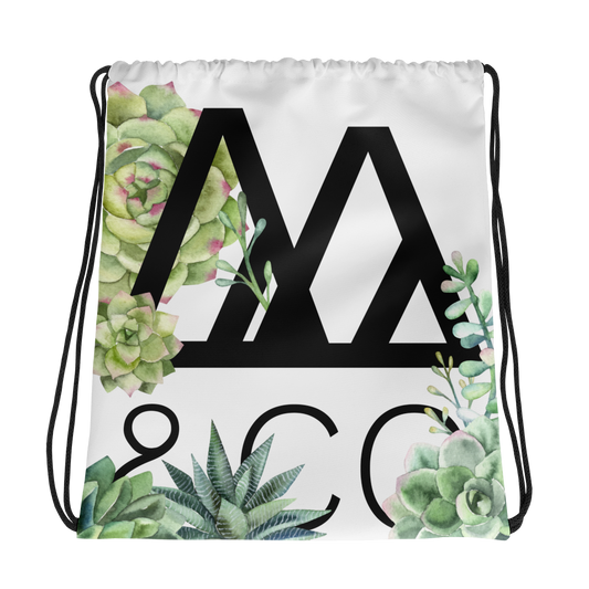 * Succulents*   Drawstring bag